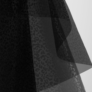 <span class=keywords><strong>Abito</strong></span> da sera di lusso nero abiti di seta da donna eleganti da donna in <span class=keywords><strong>Organza</strong></span> ricamati lunghi Maxi abiti da notte di seta da donna - Product Image 3