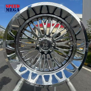 Rines de aleación de aluminio forjado a medida, brillantes o negros, 26x16J PCD 8x170 CB 124.9 con orificio cónico para Ford F250 2017 - Product Image 1