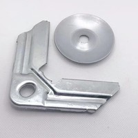 Coin de raccordement pour système de ventilation CVC, pour hôpitaux et gymnases, en acier galvanisé, avec renfort de conduit d'air, joint et bride, installation facile