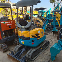Mini Excavadora Kubota U-17 a Precio de Mayoreo, Excavadora Usada U15-3S U-25S U30 U35 U40 U008, Excavadora de Orugas Usada para Granja en Oferta