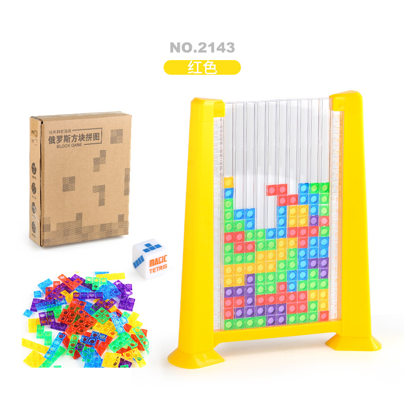 2143 Tetris Puzzle Amarillo Caja de E-commerce 276.6g