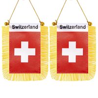 Fanions suspendus de club de football de sport de haute qualité personnalisés/drapeaux d'échange de club de football cadeau souvenir mini drapeaux