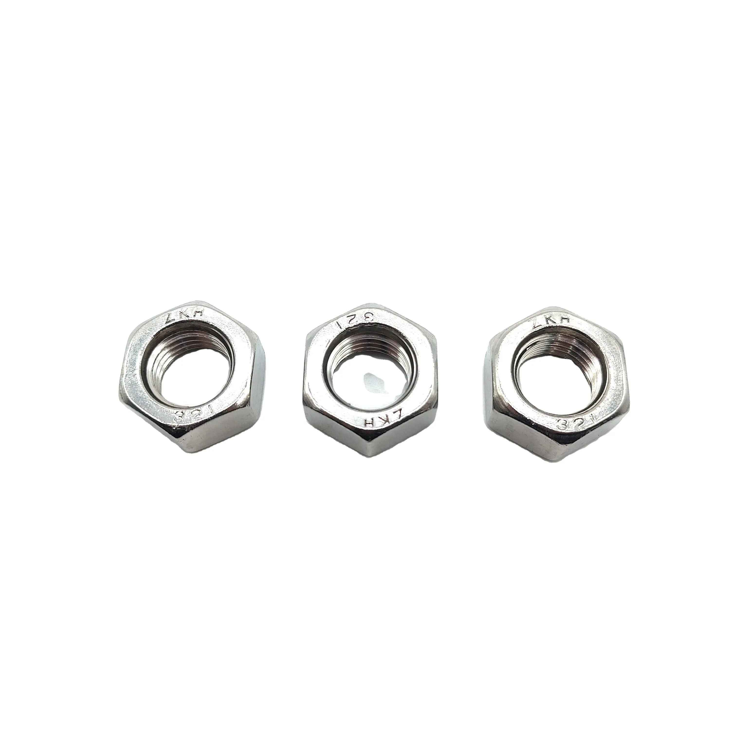 Nhà Máy Bán buôn din934 iso4032 bs1083 thép không gỉ Hex vít Nut Fastener SS304 316 A2 A4 bsw bên ngoài Hex Nut NUT