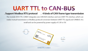 Módulo Inalámbrico Ebyte E810-TTL-CAN01 UART, Puerto Serie, Transmisión Transparente, Integración Maestro-Esclavo, Modbus RTU TTL a CAN - Product Image 6