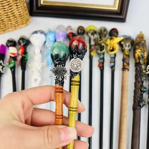 Varitas Mágicas <span class=keywords><strong>de</strong></span> Cristal Personalizables, Horquillas para <span class=keywords><strong>el</strong></span> Cabello, Venta al por Mayor, Gemas Hechas a Mano, Manualidades DIY para Recuerdos - Product Image 2