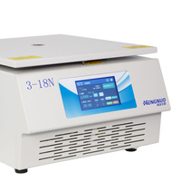 Centrifugeuse de laboratoire universelle de bureau Hengnuo modèle 3-18N, haute vitesse, faible bruit, en acier inoxydable, moteur sans balais, 18500 tr/min, 27100xg