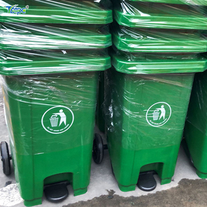 <span class=keywords><strong>Bidone</strong></span> della Spazzatura Rettangolare da <span class=keywords><strong>120</strong></span> <span class=keywords><strong>Litri</strong></span> in HDPE con Pedale e Coperchio Standard EN840, Contenitore per Rifiuti da Esterno - Product Image 6