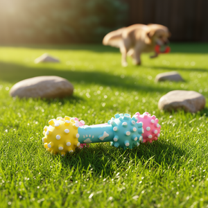 Yommy Spiky <b>Dumbbell</b> Toy 17cm For Dogs Pet Chew Toy - Product Image 3