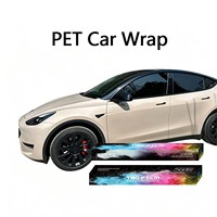 Vinilo para Envoltura de Vehículos, de Alta Calidad, Elástico, con Cambio de Color PET, Fabricado en China, para Carrocería de Automóvil