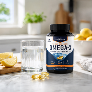 Capsule Softgel di Olio di Pesce OEM da 1000 mg Omega 3 EPA DHA 18/12 - Product Image 4