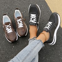 Nouvelles chaussures de sport et de loisirs colorées de grande taille pour femmes