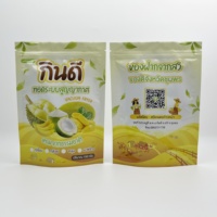 Sacs refermables élégants en PE et PET pour durian de Thaïlande, idéaux pour aliments pour animaux et chips, avec logo personnalisé, petites quantités disponibles