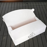 Caja de Envío de Flores Corrugada Personalizada con Acabado Brillante, Embalaje Plano para Envío Floral con Impresión Interior