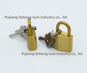 Petit <span class=keywords><strong>cadenas</strong></span> de 20 mm, type C, étanche, antirouille, pour bagages, bureau, papeterie, fabricant de cuivre Pujiang, personnalisation - Product Image 5