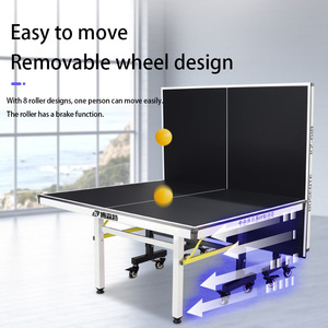 <span class=keywords><strong>Tavolo</strong></span> da Ping-Pong Professionale da Esterno e Interno Pieghevole e Movibile - Product Image 5