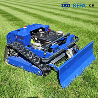 Mesin Pemotong Rumput Robot Pintar 4-Tak 92 Diesel 24V 9HP untuk Taman di Inggris dengan Analisis Medan
