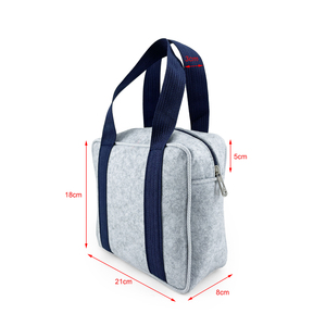Lipstick Bag <b>Mirror</b> Portable Mini Cosmetic <b>Makeup</b> Organizer Pouch Women Travel-friendly <b>Light</b> Gray Storage Case - Product Image 5