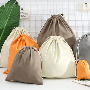 Sac à cordon en mousseline de coton biologique 100% pour bijoux, maquillage, cadeaux, cosmétiques, pochette recyclable pour sous-vêtements ou autres articles - Product Image 6