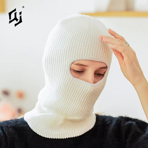 Cagoule tricotée rayée à un trou, couvre-visage intégral, masque de <span class=keywords><strong>ski</strong></span> d'hiver, bon marché, personnalisable, pour <span class=keywords><strong>adulte</strong></span>, options de vente en gros disponibles - Product Image 6