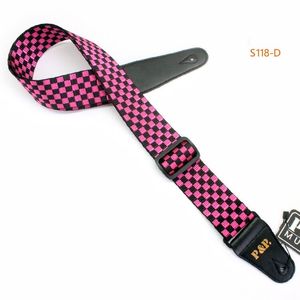 Correas de guitarra eléctrica bajo personalizadas, cinturones de nailon ajustables, correas de guitarra acústica popular a la venta - Product Image 6