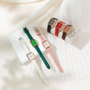 Reloj de Mujer <span class=keywords><strong>TADI</strong></span> Rectangular, Estilo Antiguo, Ecológico, con Movimiento de Cuarzo, Correa de Aleación, Color Verde - Product Image 3