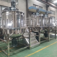 Équipement de mélangeur de shampooing/savon liquide faisant la machine/détergent liquide faisant la machine de mélangeur d'homogénéisateur de réservoir