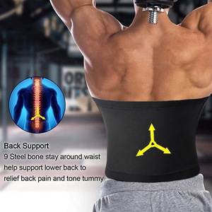Sauna taille formateur minceur ceinture hommes Gym Fitness Cincher ventre contrôle <span class=keywords><strong>Corset</strong></span> sueur graisse brûlant femmes corps Shaper perte de poids - Product Image 3