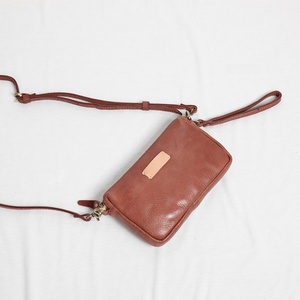Sac messager vintage pour femme en cuir véritable, sac bandoulière à fermeture éclair - Product Image 6