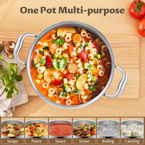 סיטונאי 3 רובדי 304 נירוסטה & סיר סיר בישול אינדוקציה סיר למטבח קוריאני - Product Image 6