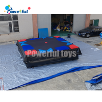 Oferta Especial: Colchoneta Inflable de Espuma para Gimnasia, Foso de Aterrizaje de Alta Resistencia, Colchoneta Inflable para Parque de Trampolines