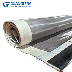 Guangfeng <span class=keywords><strong>rete</strong></span> metallica ad alta resistenza dello schermo tessuto per la miniera setaccio di sabbia con gancio bordo di taglio personalizzato per il setaccio rotatorio - Product Image 6