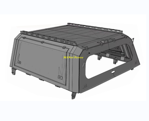 Camión de nivel superior de acero <span class=keywords><strong>Camper</strong></span> Shell Pickup Canopy <span class=keywords><strong>para</strong></span> <span class=keywords><strong>Toyota</strong></span> <span class=keywords><strong>Hilux</strong></span> con ventanas deslizantes Pick Up Trucks - Product Image 6