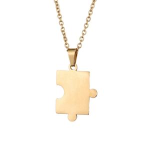 Tendencias 2025 Collar Moderno y Único para Parejas, Resistente al Agua y al Deslustre, de Acero Inoxidable 316L y Oro Real de 18k, Creativo, para Enamorados - Product Image 2