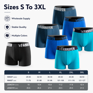 Ropa Interior Masculina al por Mayor, Personalizada con Logotipo, Transpirable, de Secado Rápido, Antibacteriana, de Color Sólido, Cómoda y Agradable al Tacto - Product Image 3