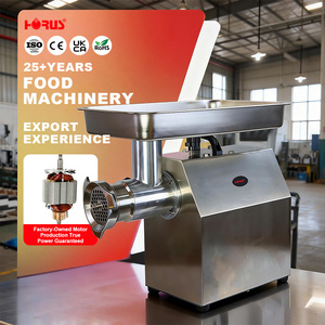 Tritacarne <span class=keywords><strong>Elettrico</strong></span> HORUS HR-12 850W, Capacità 140kg/h, con Lame da 6mm e 8mm per <span class=keywords><strong>Carne</strong></span> e Verdure - Product Image 1