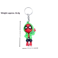 Nouveau Porte-clés PVC Spider-Man de taille moyenne, transfrontalier, pour sac et clés de voiture, cadeau promotionnel pour la génération de prospects