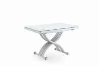 Table de salle à manger en céramique verre haut et bas Table basse élévatrice meubles de salon peu encombrants