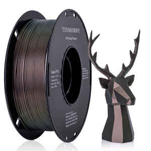 TINMORRY <b>3D</b> <b>Printer</b> Filament 1.75mm Eco-Friendly PETG Filament PETG 1KG/ROLL Plastic Rods PETG Galaxy/Purple Gold - Product Image 1
