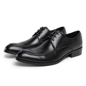 Chaussures Oxford en cuir de vache durable à bout pointu, talon renforcé imperméable, semelle antidérapante, soutien de la voûte plantaire pour usage professionnel masculin - Product Image 6