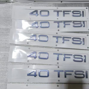 30-55 <span class=keywords><strong>TFSI</strong></span> Carta Logo ABS Pegatinas de coche A3/A4/A6L/A7 Calcomanía de modificación de tracción en las cuatro ruedas - Product Image 3