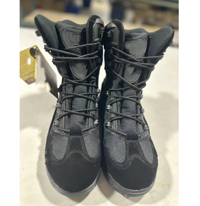 รองเท้าบูทหนังวัวสีน้ำตาลดำ TSB13 แบบยุทธวิธี พร้อมปลอกหุ้มแบบอ็อกซ์ฟอร์ดที่ระบายอากาศได้ดี รองเท้าบูทต่อสู้น้ำหนักเบาแบบคลาสสิกทรงสูง - Product Image 4