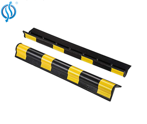 Protector de esquina de borde redondo de <span class=keywords><strong>pared</strong></span>, reflectante, de goma, largo, 36 pulgadas, para columnas de estacionamiento de garaje - Product Image 5