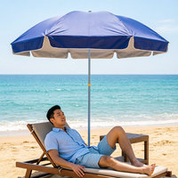 Parasol de plage portable manuel Tuoye de 36 pouces avec pompons pour extérieur et jardin – Vente en gros à prix abordable
