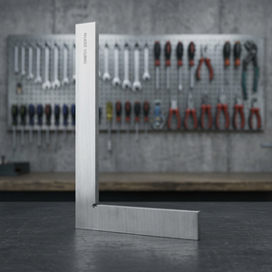 TTAKE Simple Non Deformable Square Set 250x165mm DIN875 Precision Steel Right Angle Ruler for Carpentry Machining - Product Image 2