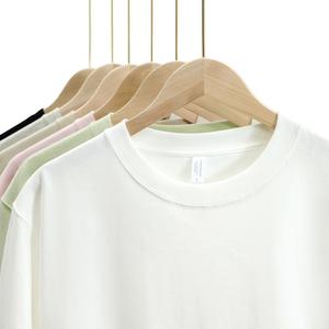 เสื้อยืดคอตตอนหนัก 330 กรัม สำหรับผู้ชาย เสื้อยืดหนาพิเศษ 300 กรัม ทรงโอเวอร์ไซส์ ไหล่ตก คอกลม ทรงบ็อกซี่ - Product Image 2
