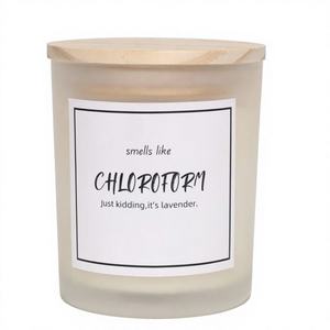 Vela Aromática de Cera de Soya Hecha a Mano con Aroma a Lavanda para Aliviar el Estrés, en Frasco de Vidrio, para el Día de San Valentín, de True Crime Women's Serial Killer - Product Image 1