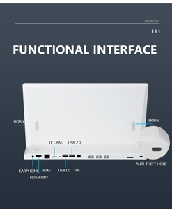 Khách hàng đánh giá máy tính để bàn L Shape 14 inch màn hình cảm ứng Android Tablet PC 1080P 2G + 16G Wifi BT PoE NFC tự phục vụ thiết bị đầu cuối POS - Product Image 3