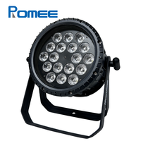 Projecteur LED PAR étanche IP65 18*18W RGBWA + UV 6-en-1 avec effet stroboscopique intégré pour mariages, concerts, événements et scènes en extérieur