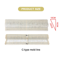 Produit ménager de panneau décoratif de moulage de corniche d'intérieur en plastique d'ABS