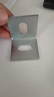 Soportes de Esquina en Forma de L de Chapa Metálica Galvanizada Personalizados de Alta Resistencia para Muros Cortina de Vidrio